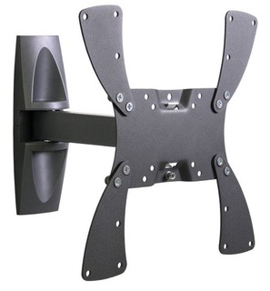 Кронштейн Holder LCDS-5020 металлик для ТВ 10-40" настенный, +15°, поворот 100° (до 30кг)