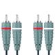Кабель Belkin AUDIO PAIR CABLE 2RCA/2RCA; 1M AD20300qn1M