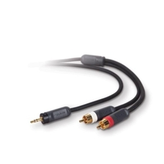 Кабель Belkin AUDIO Y-SPLITTER CABLE 3.5mmSTEREO/2xRCA; 1M AD20600qn1M
