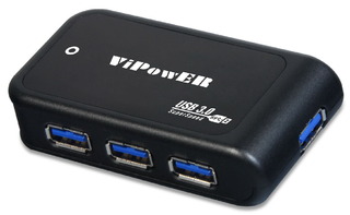 Хаб USB 3.0 ViPowER VP-H1438, 4 порта