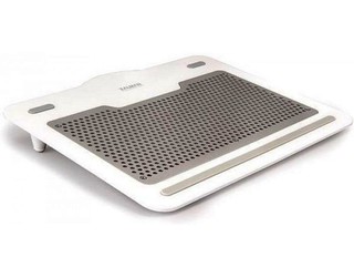 Охлаждающая панель для ноутбука Zalman ZM-NC1500 до 17", 2 вентилятора по 70мм, 18-23,5 дБ, белый