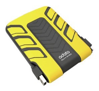 Жесткий диск A-DATA USB 320Gb ASH93-320GU-CYL 2.5" (желтый)