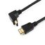 Кабель HDMI Gembird CC-HDMI490-15, 4,5м, v1.4, 19M/19M, черный, угловой разъем