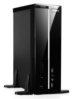 Корпус Foxconn RS-506 black/silver 250W miniITX 2*USB Audio Mic Fan