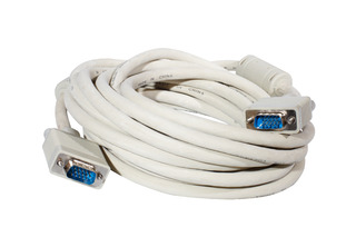 Кабель VCOM SVGA 15m/15m 2 фильтра PRO 30м блистер