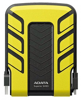 Жесткий диск A-DATA USB 640Gb ASH93-640GU-CYL 2.5" (желтый)