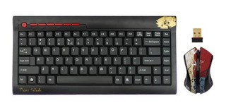 Комплект клавиатура + Мышь G-CUBE GRKPS-6310R 2.4G (Paint Splash) Red USB