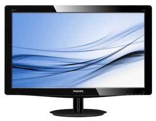 Монитор Philips 18.5" 196V3LAB/00 Glossy-Black TN LED 5ms 16:9 DVI