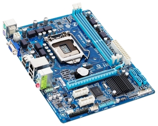 Материнская плата GIGA-BYTE GA-H61M-DS2 (B3) s1155 /iH61/ 2xDDR3, PCI-E, VGA, GbLAN, SATA, mATX, oem