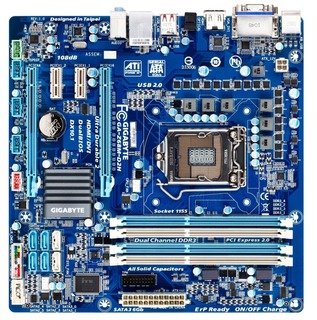Материнская плата Gigabyte GA-Z68M-D2H (B3) s1155 /Z68/ 4xDDR3,2xPCI-E,DVI HDMI VGA,GLAN,RAID,mATX