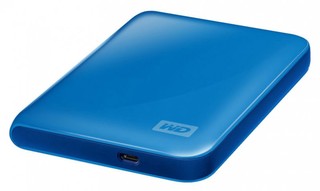 Жесткий диск WD USB 320Gb WDMEBP3200R (5400rpm) 8Mb 2.5" (голубой)