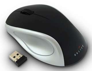 Беспроводная мышь Oklick 412MW Black/Silver CORDLESS OPTICAL (800/1600) Nano Receiver USB