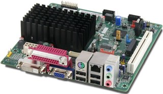 Материнская плата INTEL D2700MUD (Atom D2700 CPU onboard) /NM10/ 2xDDR3 SO-DIMM,VGA,DVi,GBL,mITX,oem