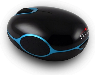 Беспроводная мышь Oklick 535XSW Black/Blue CORDLESS OPTICAL (800/1600) Nano Receiver USB