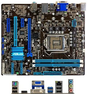 Материнская плата ASUS P8H77-M LE/SI s1155 /H77/ 2xDDR3,1xPCI-E,RAID,VGA,HDMI,DVI, GbL,mATX