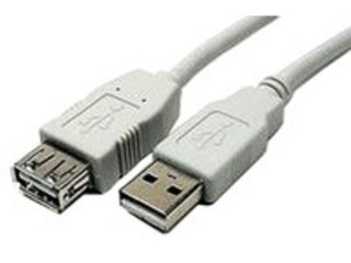 Кабель USB 2.0 Am-Af удлинитель 1.5м