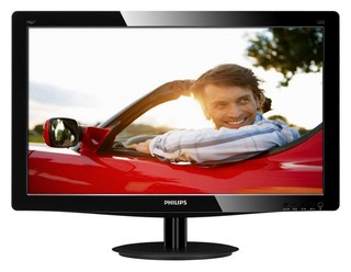 Монитор Philips 18.5" 196V3LSB7/00 Glossy-Black TN LED 5ms 16:9 DVI 10M:1 250cd