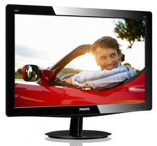 Монитор Philips 20" 206V3LSB/62 Glossy-Black TN LED 5ms 16:9 20M:1 250cd