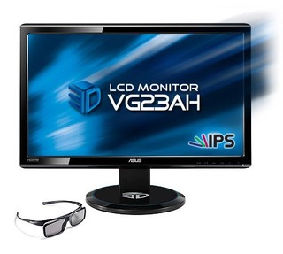 Монитор Asus 23" VG23AH Black IPS 5ms 16:9 DVI HDMI 3D Glasses