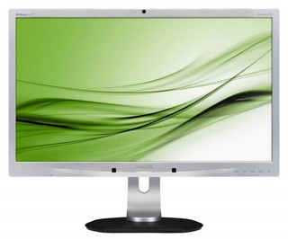 Монитор Philips 24" 241P4QPYKES/00 Silver-Black AMVA LED 5ms 16:9 DVI M/M Cam 500K:1 300cd USB