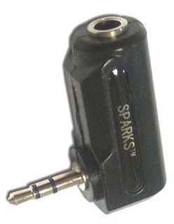 Переходник аудиовидео Sparks Jack 2.5 (вилка) - Jack 3.5 (розетка) (SN1004)