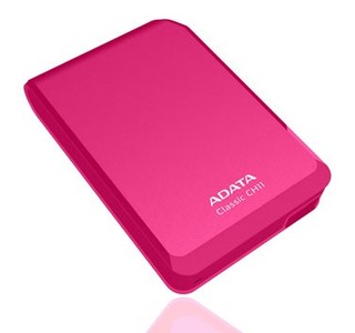 Жесткий диск A-Data USB 3.0 750Gb ACH11-750GU3-CPK Classic 2.5" розовый