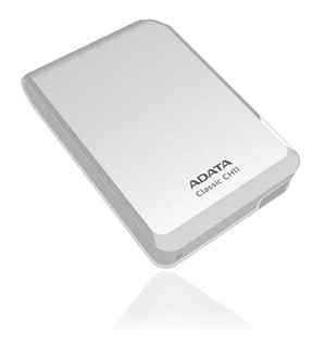 Жесткий диск A-Data USB 3.0 750Gb ACH11-750GU3-CWH Classic 2.5" белый