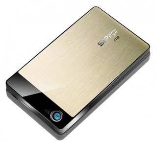 Жесткий диск Silicon Power USB 2.0 320Gb SP320GBPHDA50S2G 2.5" золотистый