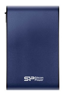 Жесткий диск Silicon Power USB 3.0 750Gb SP750GBPHDA80S3B 2.5" голубой