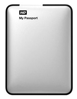 Жесткий диск WD Original USB 3.0 1Tb WDBEMM0010BSL-EEUE My Passport 2.5" серебристый