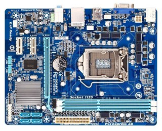 Материнская плата Gigabyte GA-H61M-S1 Soc-1155 iH61 DDR3 mATX AC'97 8Ch GbLAN VGA BULK