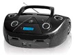 Аудиомагнитола BBK BX318U черный