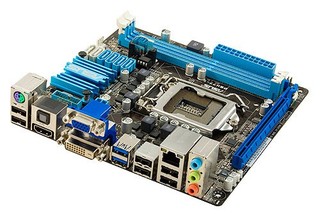 Материнская плата Asus P8H77-I Soc-1155 iH77 DDR3 mini-ITX AC'97 8Ch. GbLAN VGA