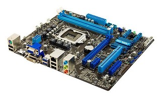 Материнская плата Asus P8H77-M LE Soc-1155 iH77 DDR3 mATX AC'97 8ch GbLAN VGA