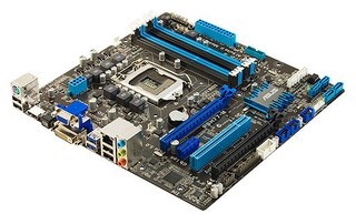 Материнская плата Asus P8H77-M Soc-1155 iH77 DDR3 mATX AC'97 8ch GbLAN VGA