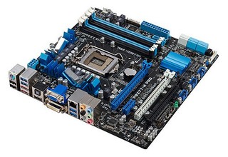 Материнская плата Asus P8Z77-M PRO Soc-1155 iZ77 DDR3 mATX AC'97 8ch GbLAN SATA3 RAID VGA