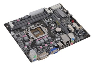 Материнская плата ECS H61H2-M2 (DVI) Soc-1155 iH61 DDR3 mATX SATA AC'97 6ch GbLAN VGA