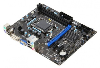 Материнская плата MSI H61M-P25 (B3) Soc-1155 iH61 DDR3 mATX AC'97 8ch. GbLAN USB2.0 DVI VGA