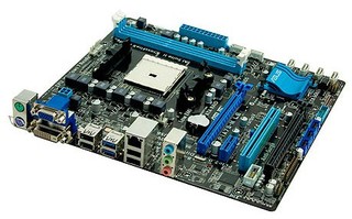 Материнская плата Asus F1A55-M LE Soc-FM1 AMD A55 DDR3 mATX AC'97 8ch GbLAN RAID VGA