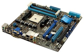 Материнская плата Asus F1A55-M Soc-FM1 AMD A55 DDR3 mATX AC'97 8ch GbLAN SATA3 RAID USB3.0 VGA