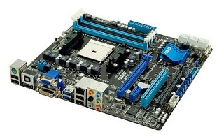 Материнская плата Asus F1A75-M Soc-FM1 AMD A75 DDR3 mATX AC'97 8ch GbLAN SATA3 RAID USB3.0 VGA