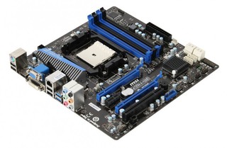 Материнская плата MSI A75MA-G55 Soc-FM1 AMD A75 DDR3 mATX SATA3 AC'97 8ch GbLAN RAID VGA