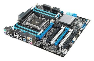 Материнская плата Asus P9X79 WS Soc-2011 iX79 DDR3 mATX SATA3 AC'97 8ch GbLAN RAID