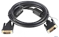 Кабель VCOM DVI-DVI Dual Link (25M-25M), 3m, 2 фильтра, позолоченные контакты