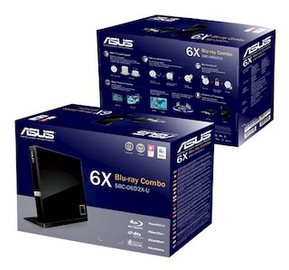 Привод Blu-Ray Asus SBC-06D2X-U/BLK/G/AS Black RTL