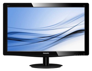 Монитор Philips 18.5" 196V3LAB5/01 Glossy-Black TN LED 5ms 16:9 DVI