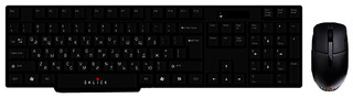 Беспроводной комплект клавиатура + мышь Oklick 200M Black 2.4ГГц  Nano Receiver USB