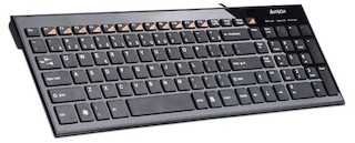 Клавиатура A4 KX-100 X-Key black USB