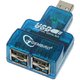 Хаб USB 2.0 Gembird UHB-CN224 4порта, мини, для ноутбука, блистер