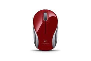 Беспроводная мышь Logitech Mini M187 red wireless USB (910-002737)